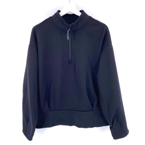 Athleta Altitude Polartec Half‎ Zip Pullover Sweatshirt I Size 1X - Picture 4 of 10